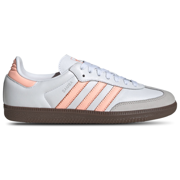 adidas Samba OG Cloud White Clear Orange Semi Coral (Women's) - JH5687