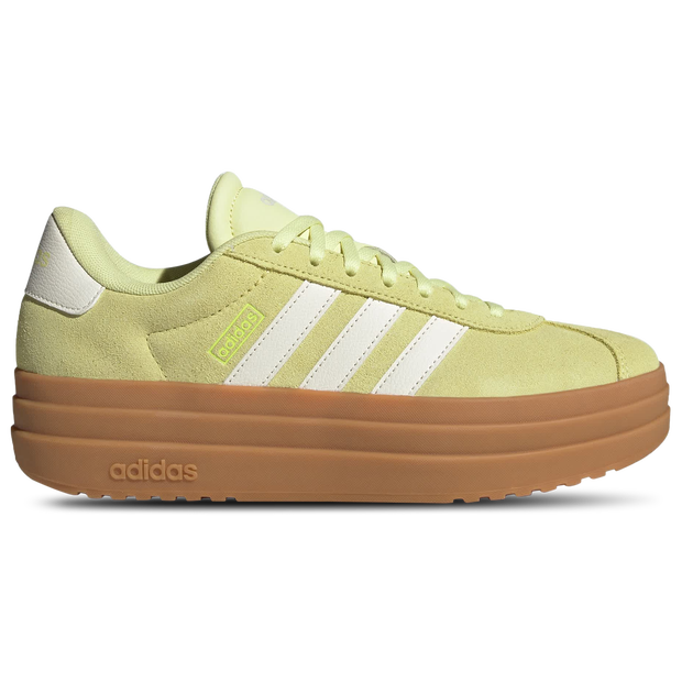 Image of Adidas Vl Court Bold female Scarpe - Giallo - Pelle - Foot Locker035