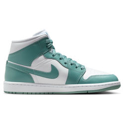 Women Shoes - Jordan Aj1 Mid - White-Cannon