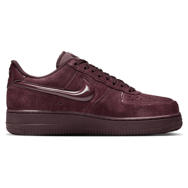 Nike Air Force 1 '07 Essential - Women's Maroon Leather Basketball Shoes - Size 7