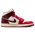 Jordan Aj1 Mid - Femme Chaussures Sail-Dk Team Red-Mystic Hibisc