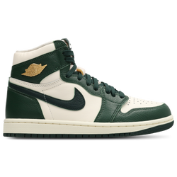 Women Shoes - Jordan 1 Retro High OG - Pale Ivory-Pro Green-Fir