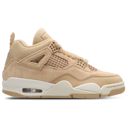 Women Shoes - Jordan Retro 4 - Hemp-Lt Orewood Brn