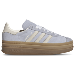Women Shoes - adidas Gazelle Bold - Crystal Sky-Chalk Pearl-Ice Gold Met