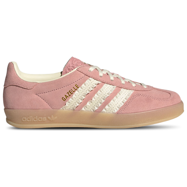 Adidas Women's Gazelle Indoor Sneaker in Wonder Mauve/Cream White/Gum - JS1413