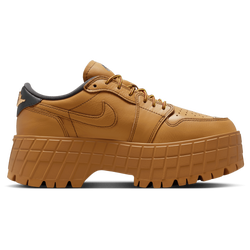 Women Shoes - Jordan Air Jordan 1 Brooklyn Low - Wheat-Team Red