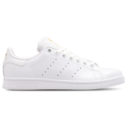 Femme Chaussures - adidas Stan Smith - White-White-Gold Met