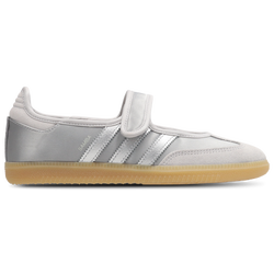 Femme Chaussures - adidas Samba Jane - Grey Two-Silver Met-Gum4