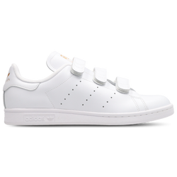 Femme Chaussures - adidas Stan Smith - White-White-Gold Met