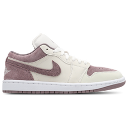 Women Shoes - Jordan AJ1 Low - Swan-White-Purple Smoke