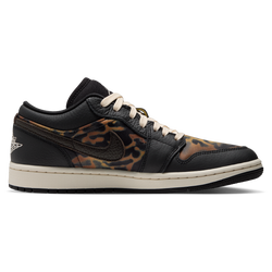 Women Shoes - Jordan Aj1 Mid - Black-Chalk-Velvet Brown