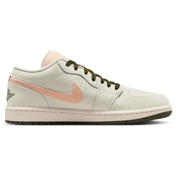 Women Shoes - Jordan AJ1 Low - Sail-Crimson Tint