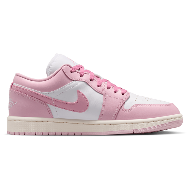Jordan AJ1 Low Women's Sneakers - Red - Size 3.5 - Mesh/Synthetic