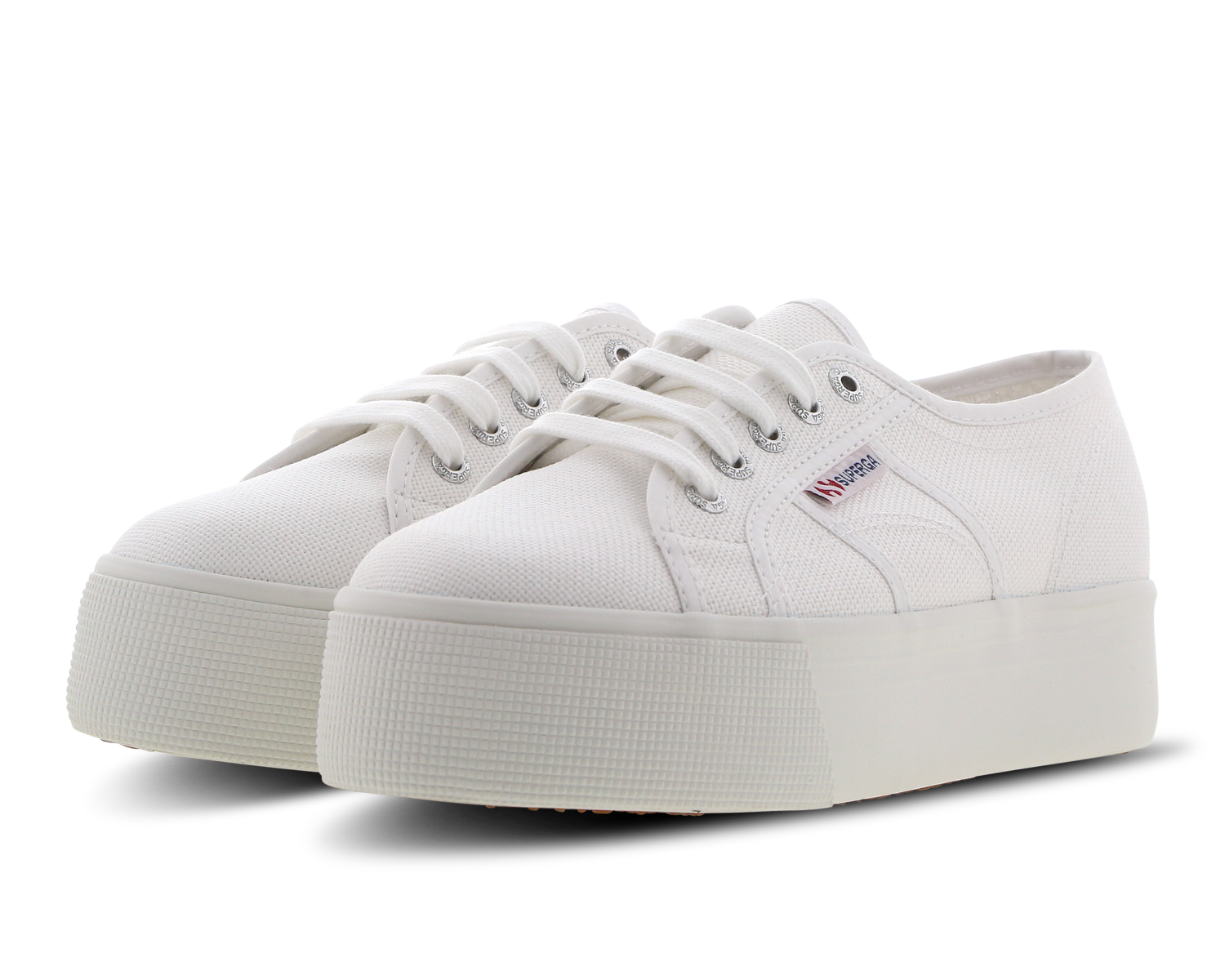 superga platform bianche