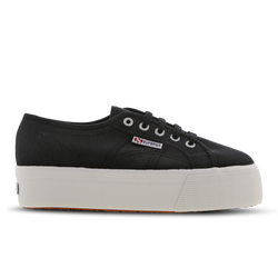 Women Shoes - Superga Linea Platform - Black-White