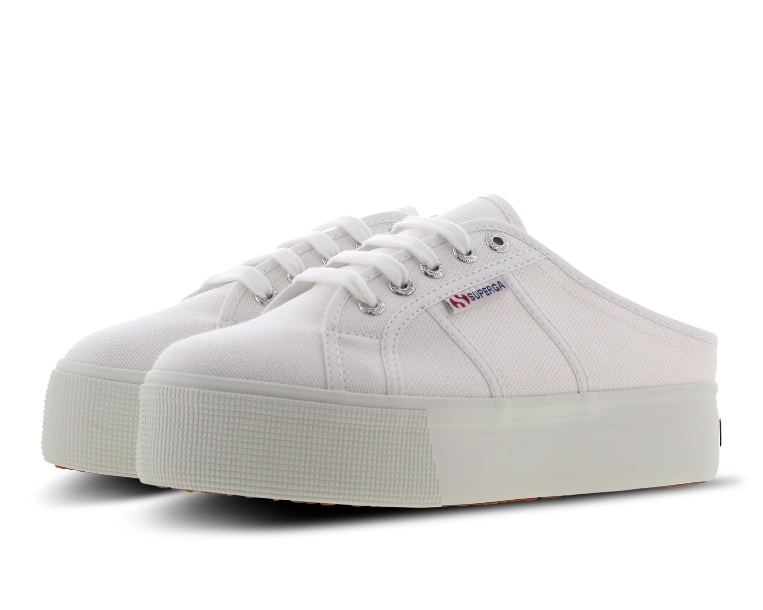 superga platform mules