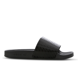 Women Flip-Flops and Sandals - adidas Adilette Comfort Slides - Black-Black-Collegiate Purple