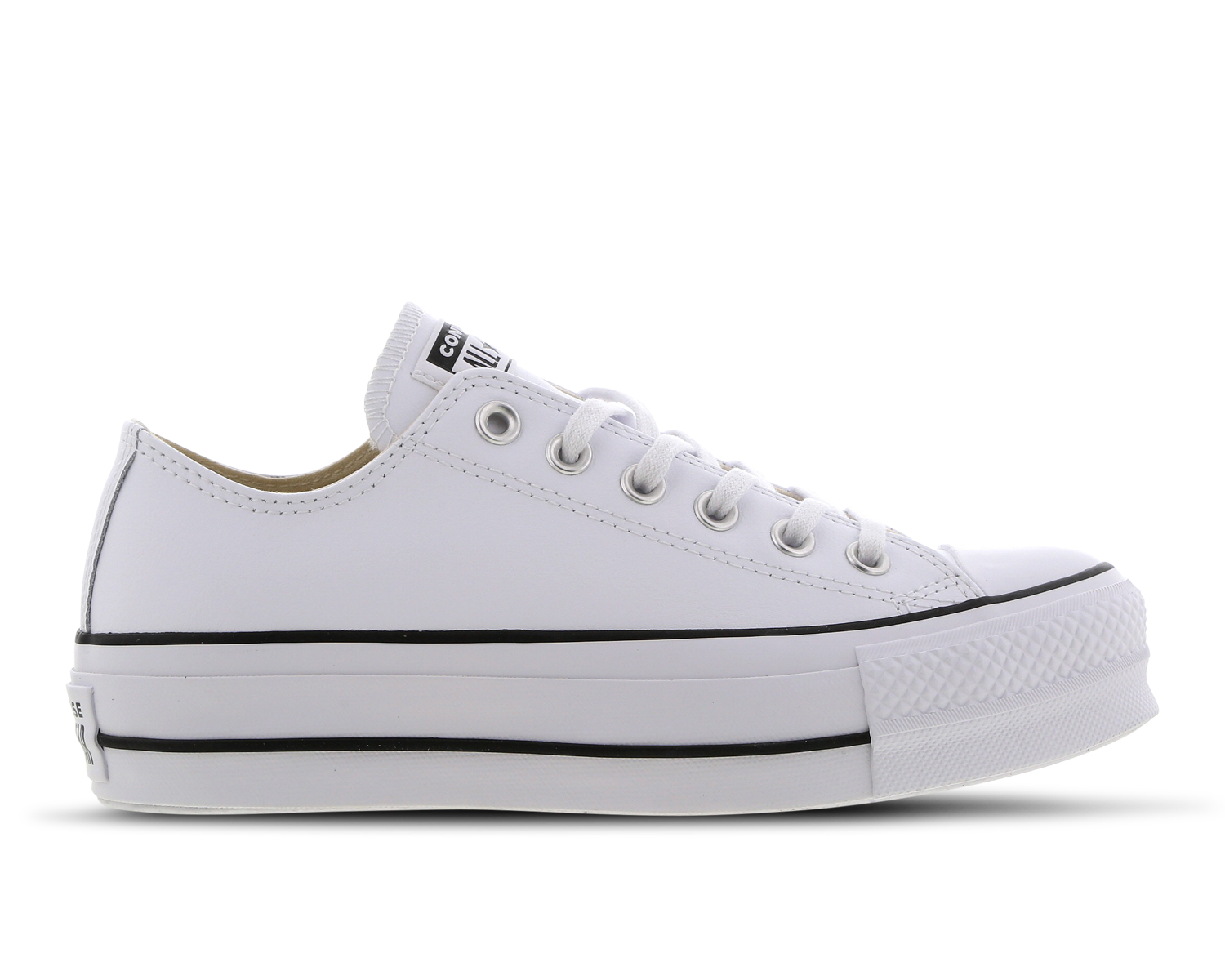 Converse Chuck Taylor All Star Platform Low Leather @ Footlocker