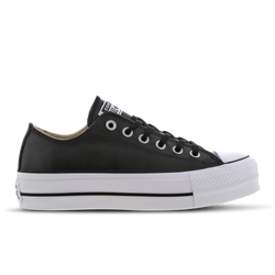 Women Shoes - Converse CTAS Lift Platform Low - Black-White-White