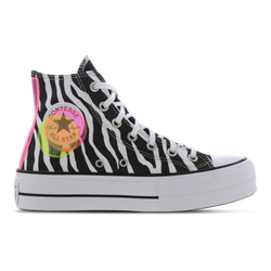 Women Shoes - Converse Chuck Taylor All Star Platform High - White-Black-Pink
