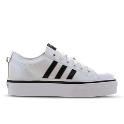 Women Shoes - adidas Nizza Platform Low - Pearl-Black-White