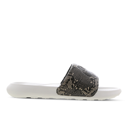 Femme Tongues et Sandales - Nike Victori One Slide - Desert Sand-Black-Summit White