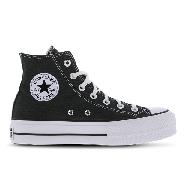 Converse All Star Lift Platform damessneaker wit en blauw