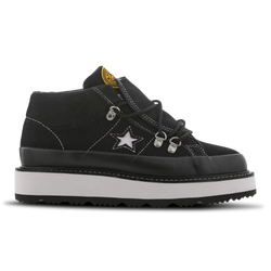 Women Shoes - Converse One Star Fleece Lined Boot - Black-White