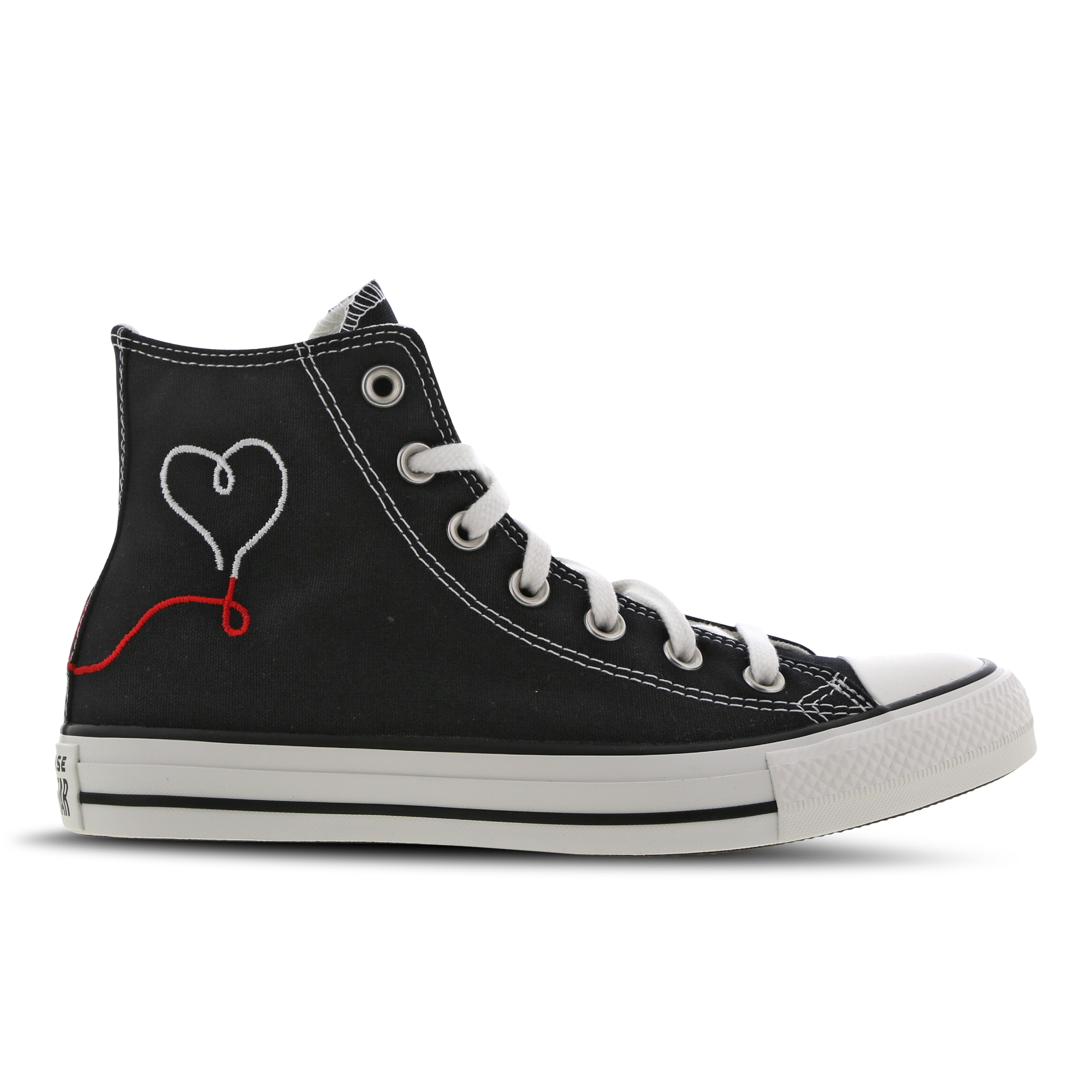 black converse high tops footlocker