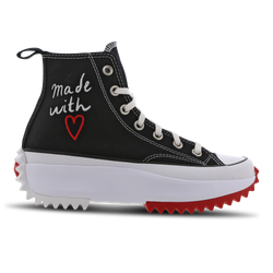 Women Shoes - Converse Run Star Hike Love Thread - Black-White-University Red