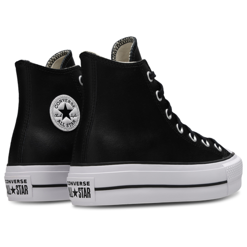 Converse ctas clean lift ox black platform shoes online