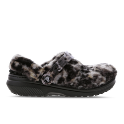Women Shoes - Crocs Classic Fur Sure - Black-Multi