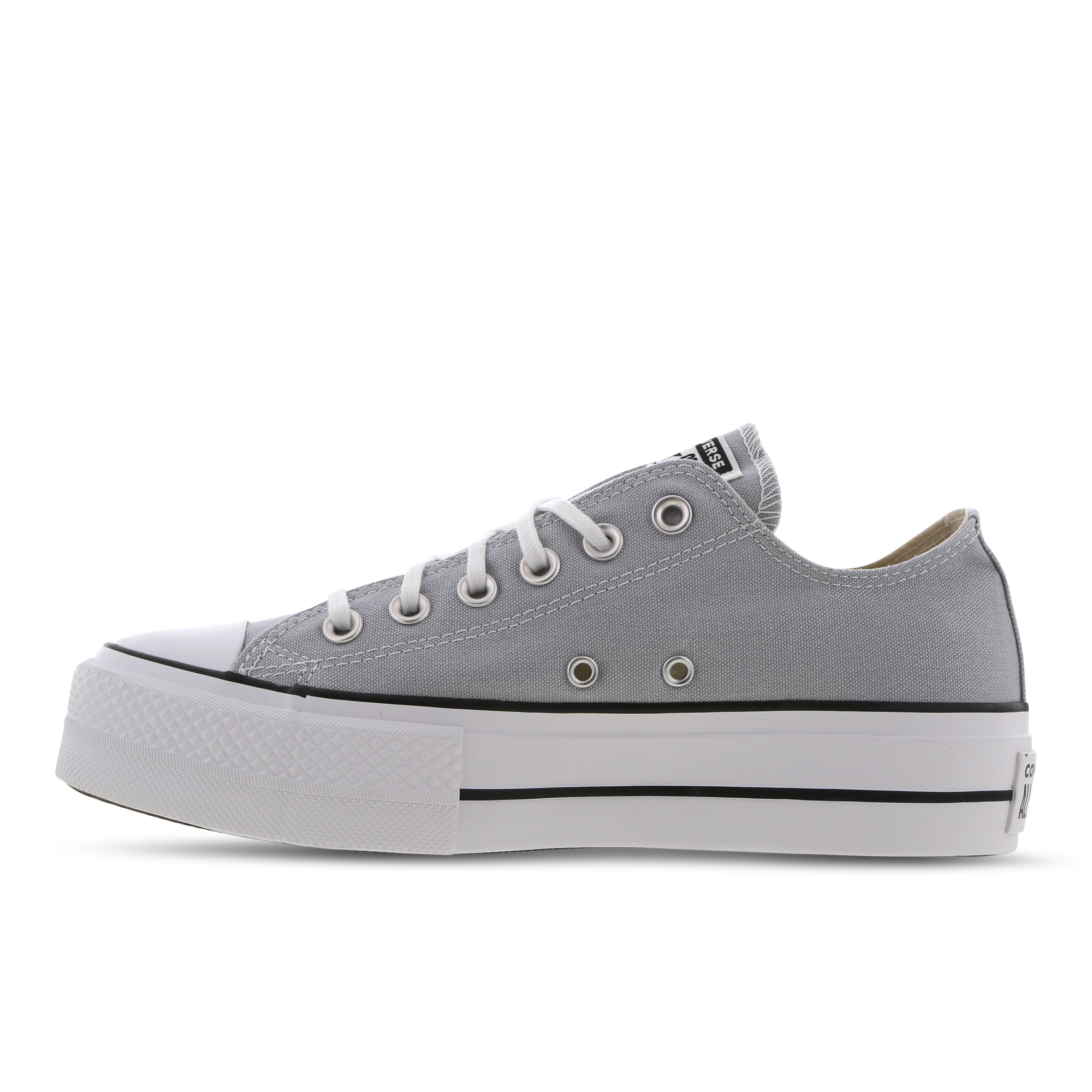 converse platform black low top