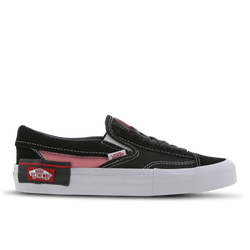 Women Shoes - Vans Slip-on Cap - Black-Pink-White