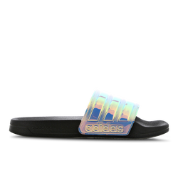 Women Flip-Flops and Sandals - adidas Adilette Shower Slides - Core Black-Iridescent-Core Black