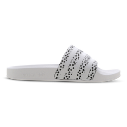 Women Flip-Flops and Sandals - adidas Adilette - White-Black-White