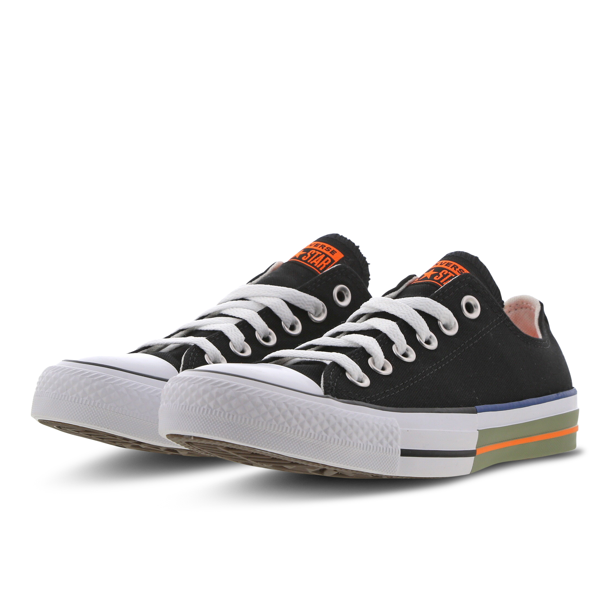 converse total black foot locker