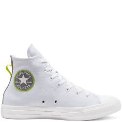 Women Shoes - Converse Chuck Taylor All Star High - White-Lemon Venom-Black