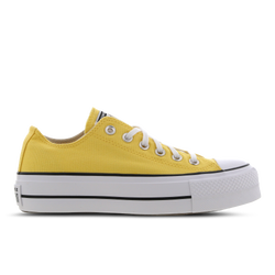 Women Shoes - Converse Chuck Taylor All Star Platform Low - Yellow-White-Black