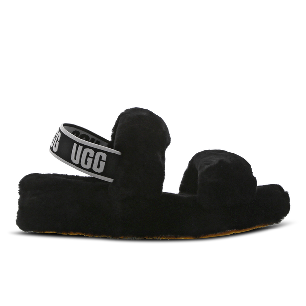 UGG Oh Yeah Slide - Women's Shoes - Black / Black - 1107953-BLK