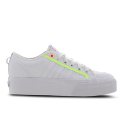 Women Shoes - adidas Nizza Platform Low - White-Purple-Yellow