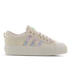 Femme Chaussures - adidas Nizza Platform Hi - Beige-Beige-Beige