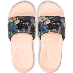 Women Flip-Flops and Sandals - Nike Victori One Slide - Black-Crimson Tint