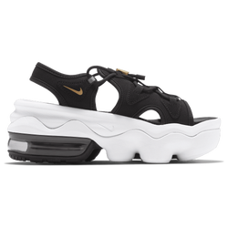 Women Flip-Flops and Sandals - Nike Air Max Koko - Black-Mtlc Gold-White