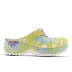 Damen Schuhe - Crocs Classic Platform Clog - White-Multicolor