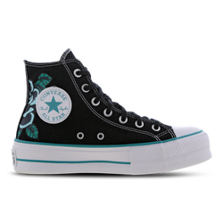 Women Shoes - Converse CTAS Lift Platform High - Black-Teal-White