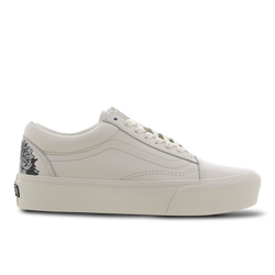 Femme Chaussures - Vans Old Skool Platform - Marshmallow-Grey