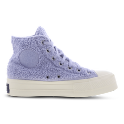 Femme Chaussures - Converse Chuck Taylor All Star Lift Hi Sherpa - Ghost-Steel-Egret