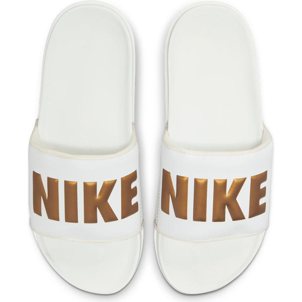 Nike Wmns Offcourt Slide 'Summit White Metallic Gold' - BQ4632-105