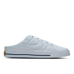 Women Flip-Flops and Sandals - Nike Court Legacy Mule - White-White-Black
